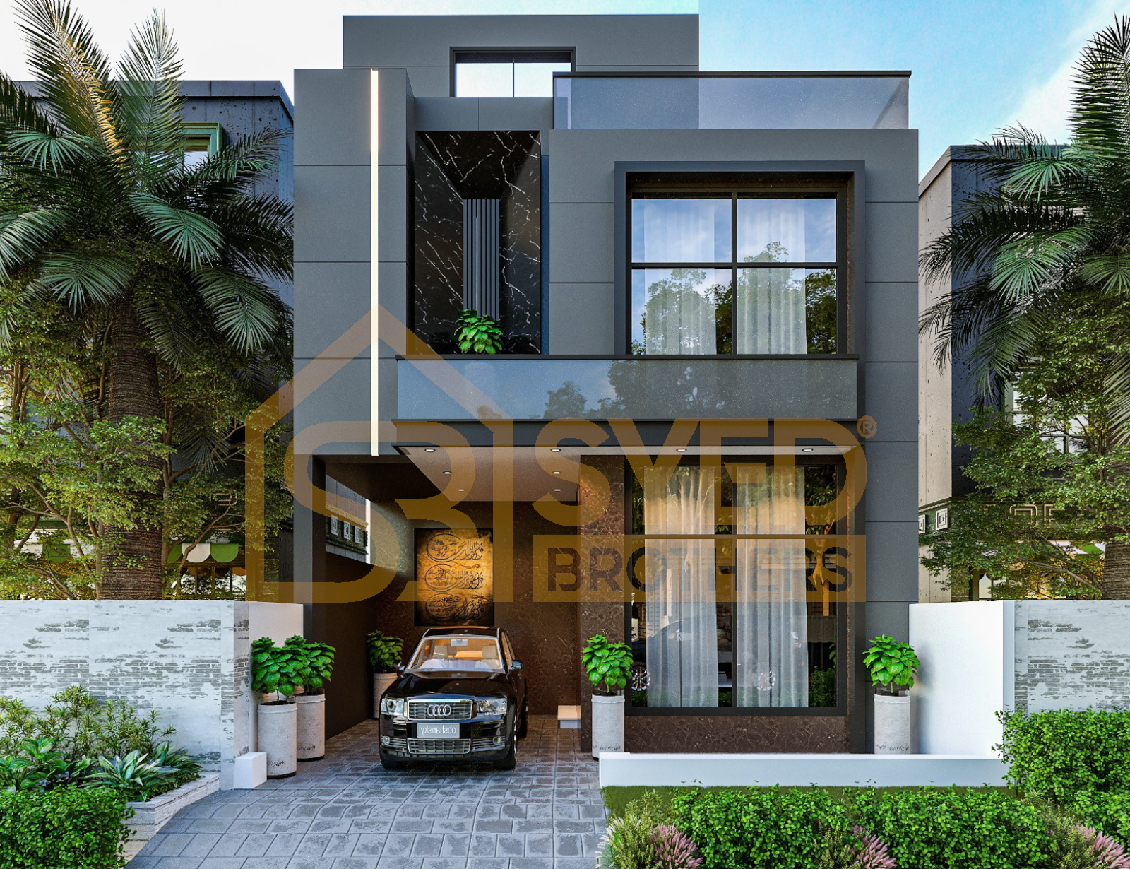 Palm City Grey Structure